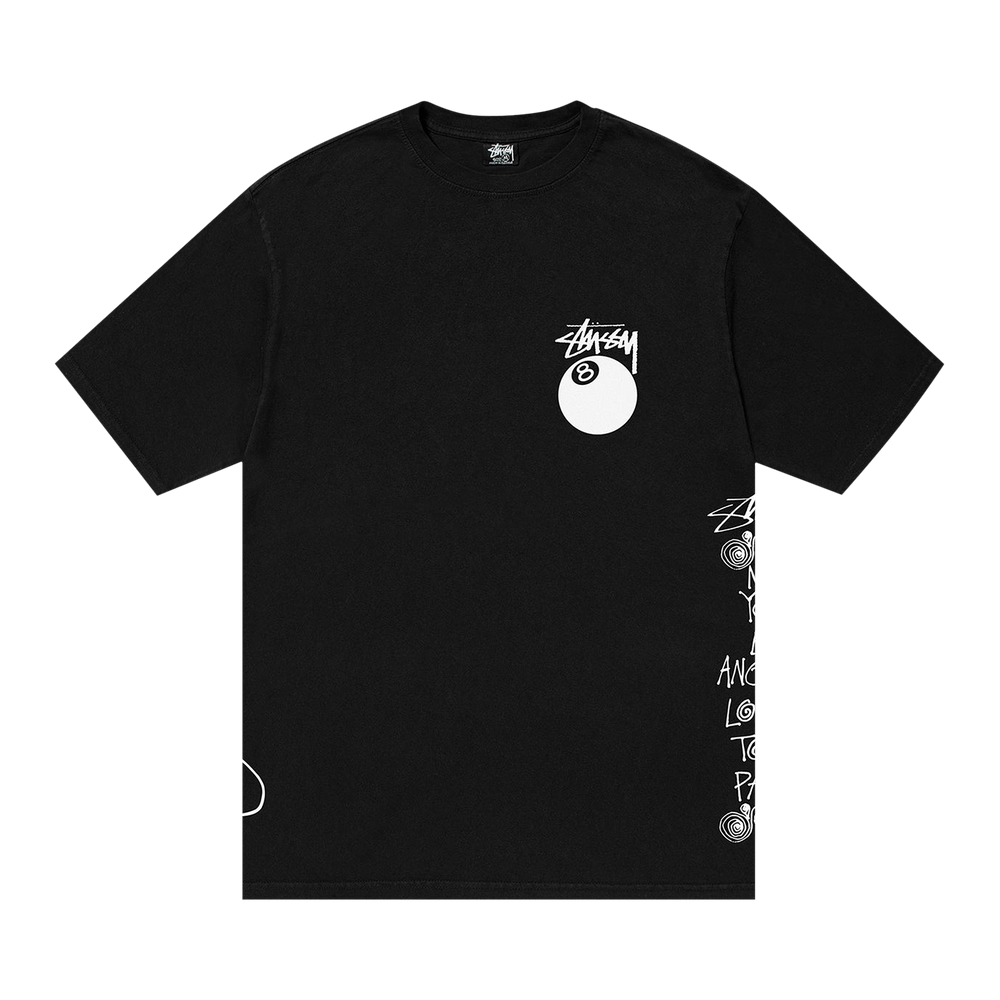 Buy Stussy Test Strike Pigment Dyed Tee 'Black' - 1904915 BLAC | GOAT