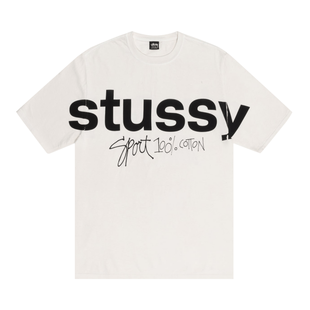 Buy Stussy Sport 100% Pigment Dyed Tee 'Natural' - 1904914 NATU | GOAT