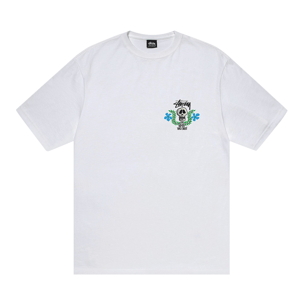 【Stussy】 Stussy Skull Crest T-Shirt White NWT) Stussy SKULL CREST TEE - WHITE X-LARGE | eBay