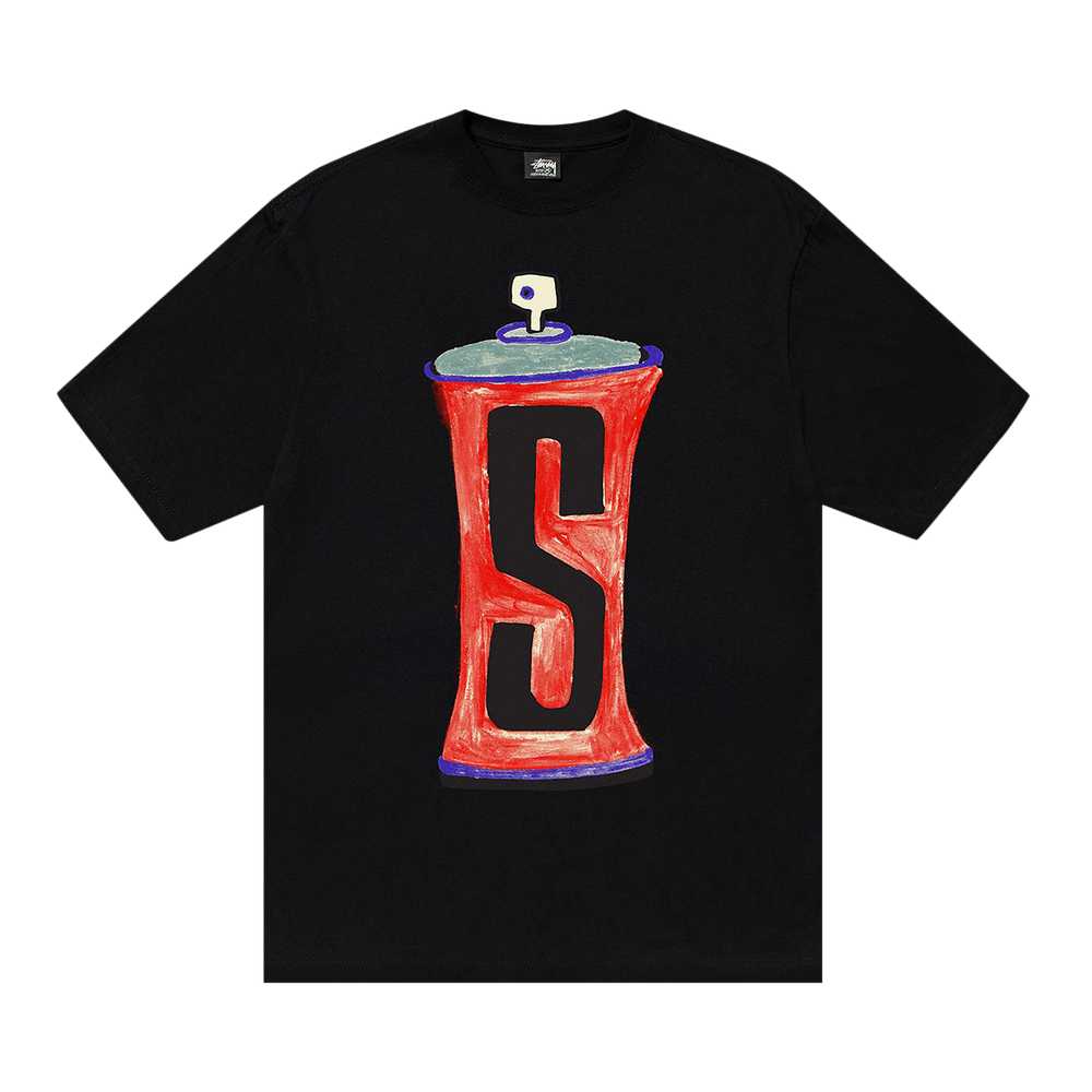 Buy Stussy Spraycan Tee 'Black' - 1904905 BLAC | GOAT Buy Stussy Spraycan Tee 'Black' - 1904905 BLAC | GOAT