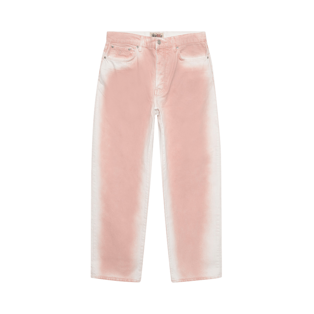 Buy Stussy Spray Dye Big Ol' Jeans 'Faded Pink' - 116617 FADE | GOAT