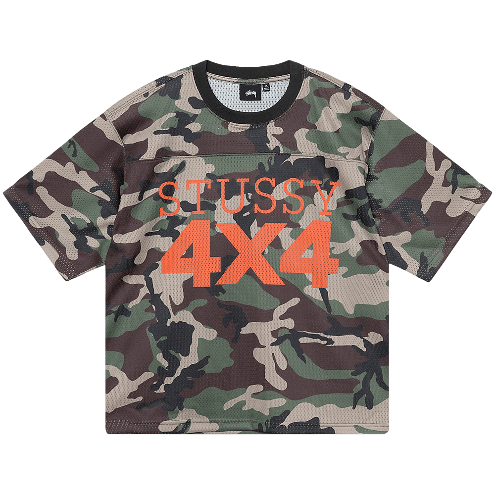 Buy Stussy 4X4 Mesh Football Jersey 'Camo' - 1140329 CAMO | GOAT