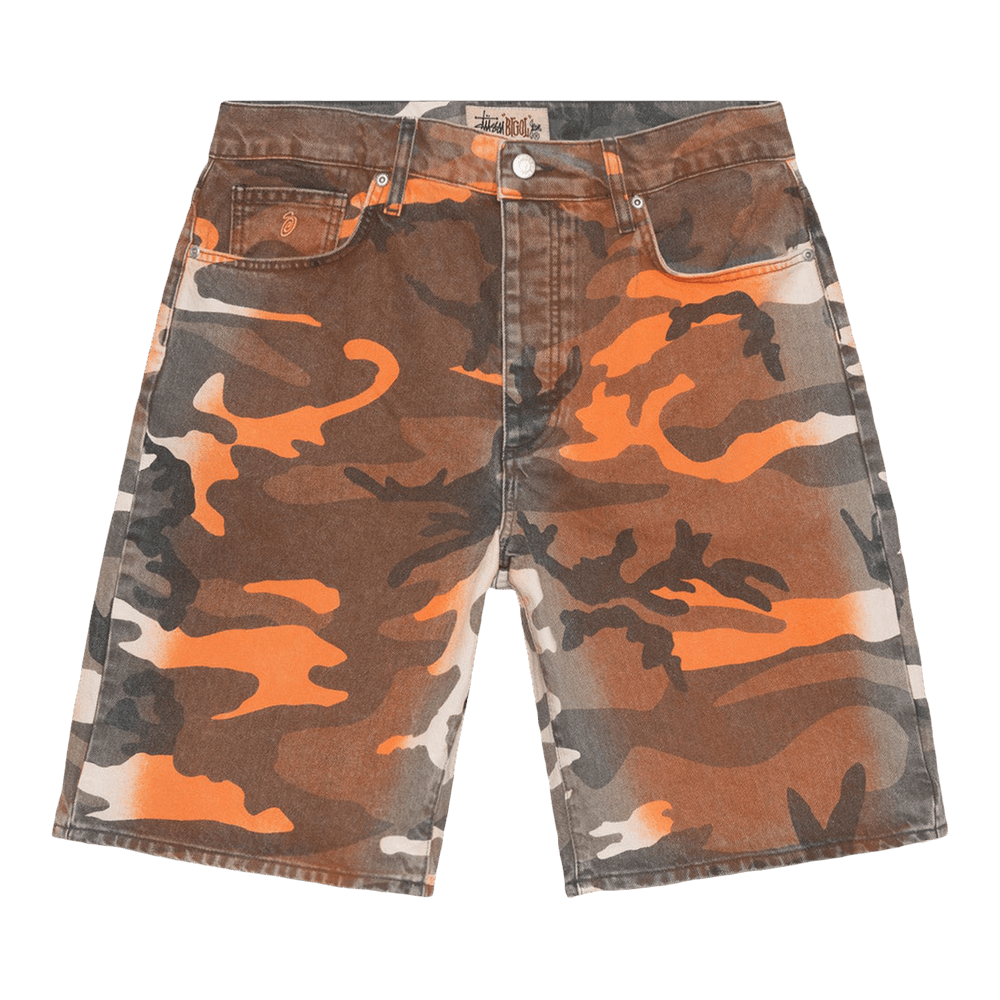 Orange camouflage shorts clearance