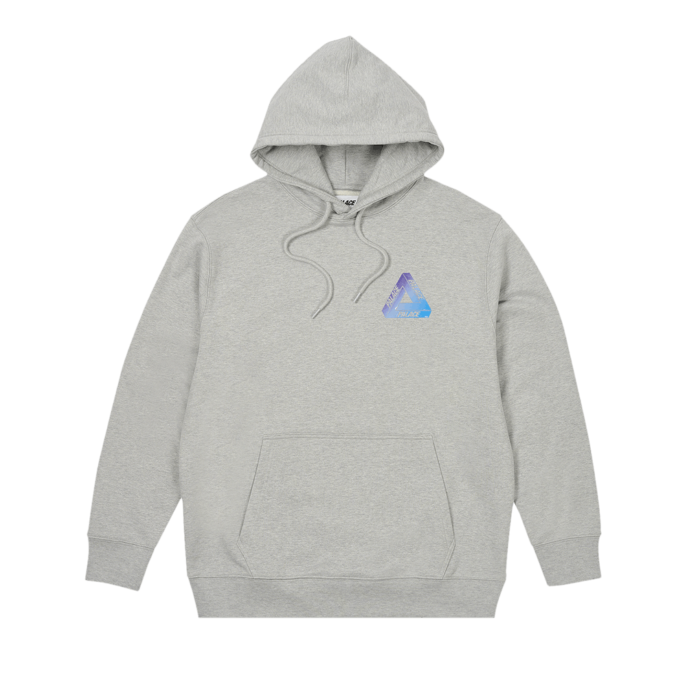 Buy Palace Ombre Tri-Ferg Hood 'Grey Marl' - P24CS087 | GOAT