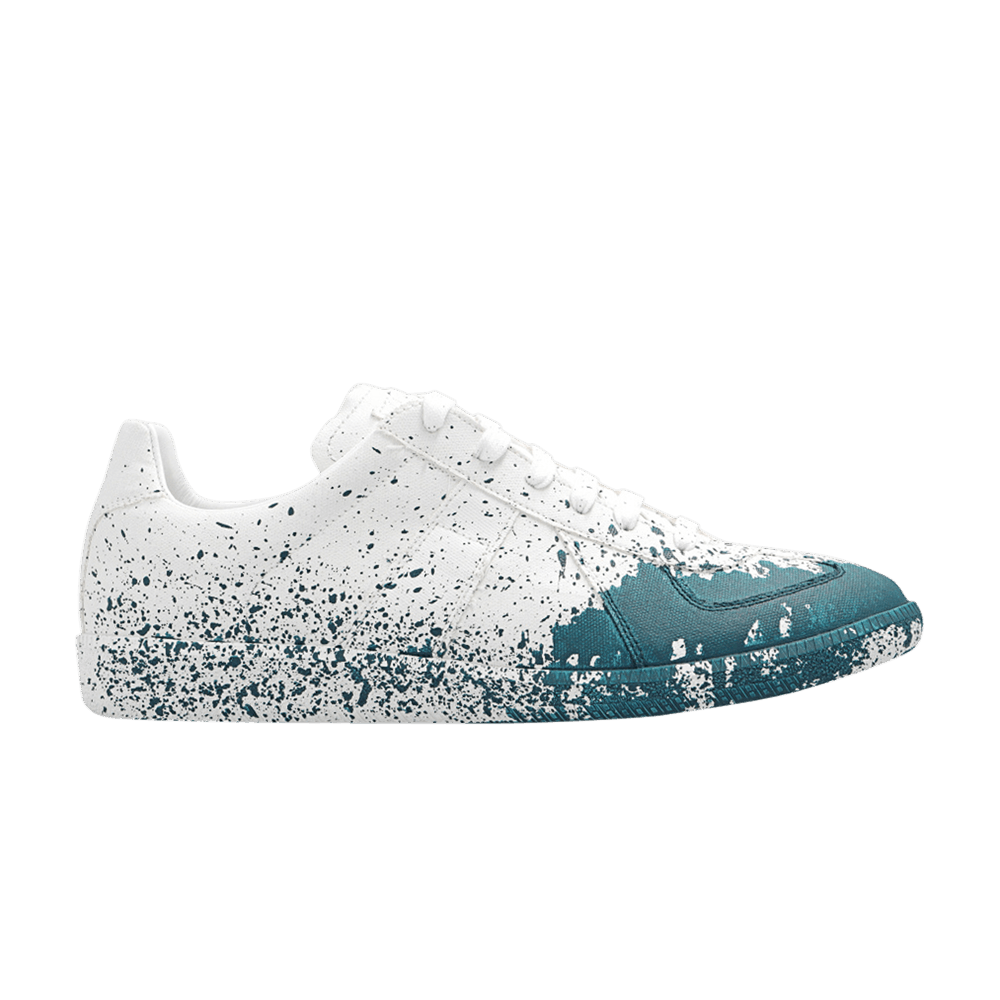 Maison margiela blue paint splatter online