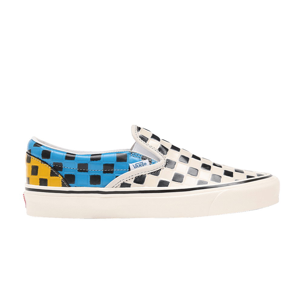 【激レア】 ANYONE OG Checkerboard New Vans Classic Slip-On Stitch Checkerboard Black Sneakers