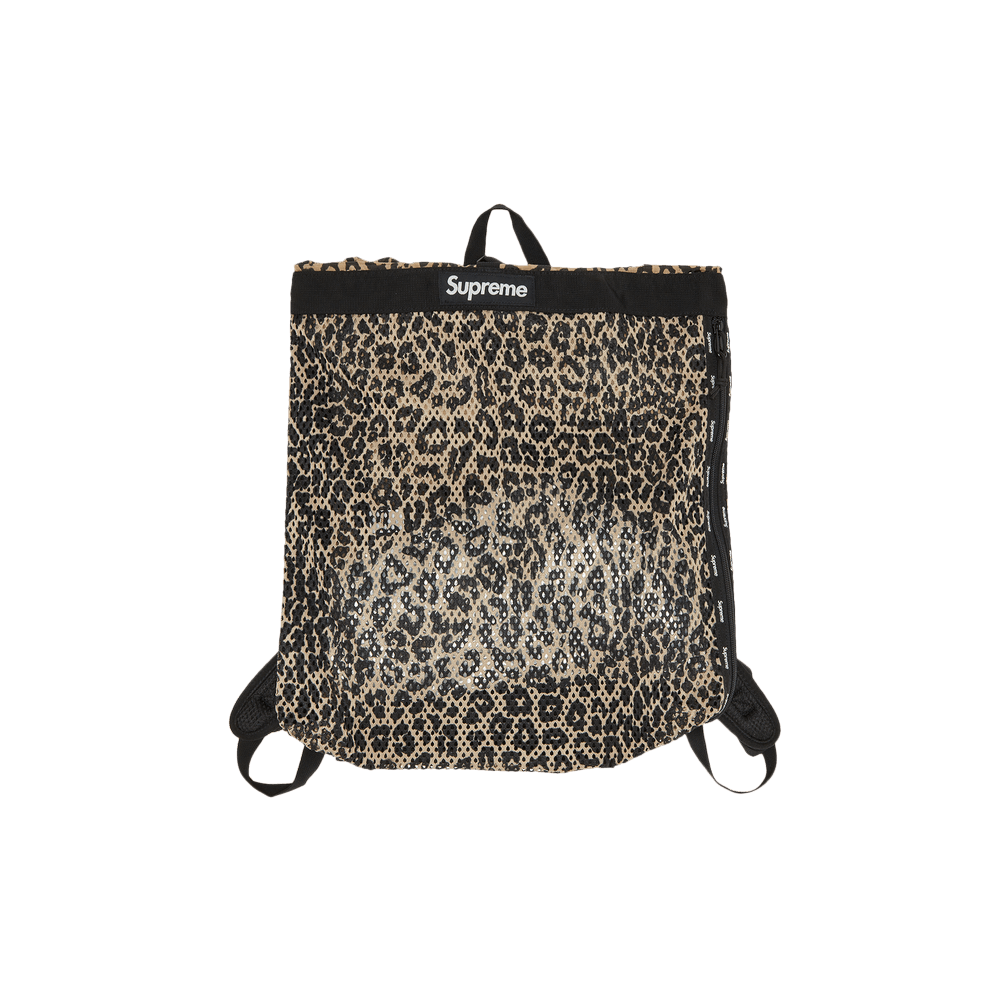 Supreme Mesh Backpack Leopard SS23