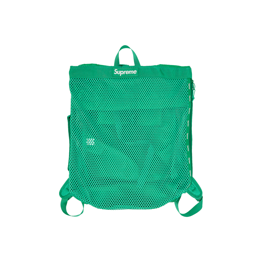 Supreme Mesh Small Backpack Green, 42% OFF