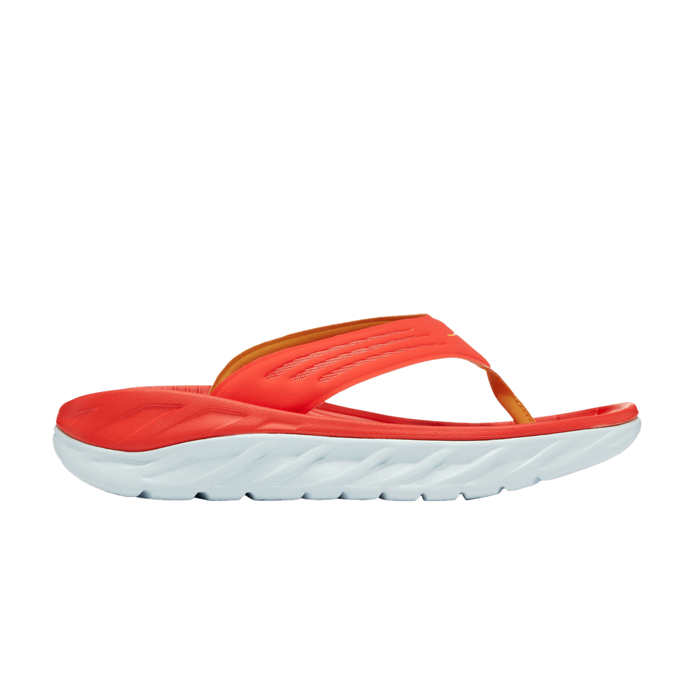 Hoka Ora Recovery Flip Slide Fiesta Amber Yellow