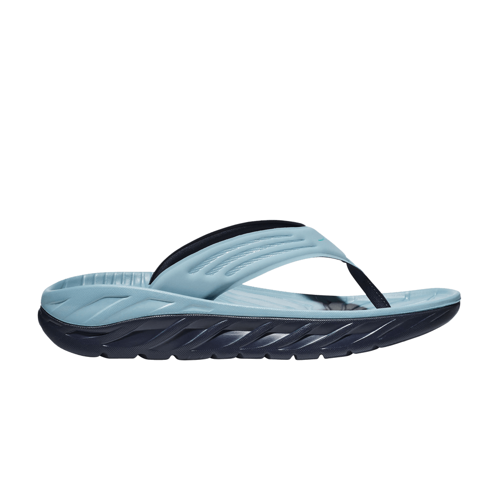 Hoka Ora Recovery Flip Slide Stone Blue
