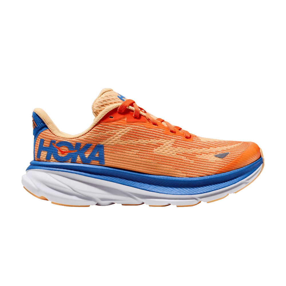 Hoka Clifton 9 Kids Vibrant Orange Impala