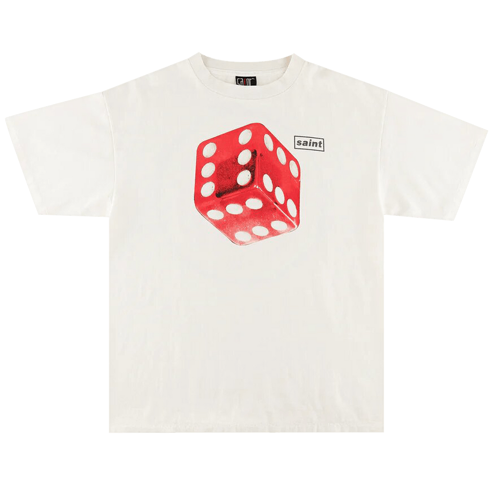 Buy SAINT Mxxxxxx Dice Tee 'White' - SM S23 0000 014 | GOAT