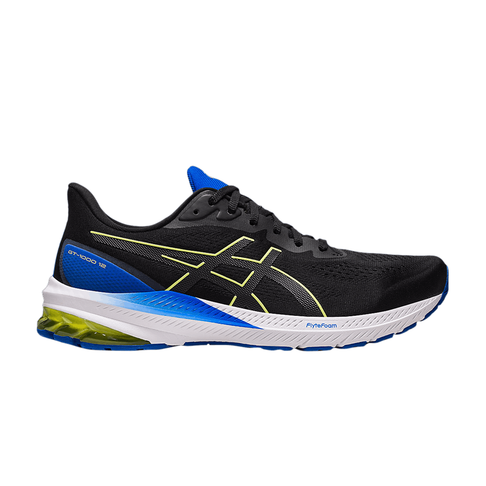 Asics GT 1000 12 Wide Black Glow Yellow