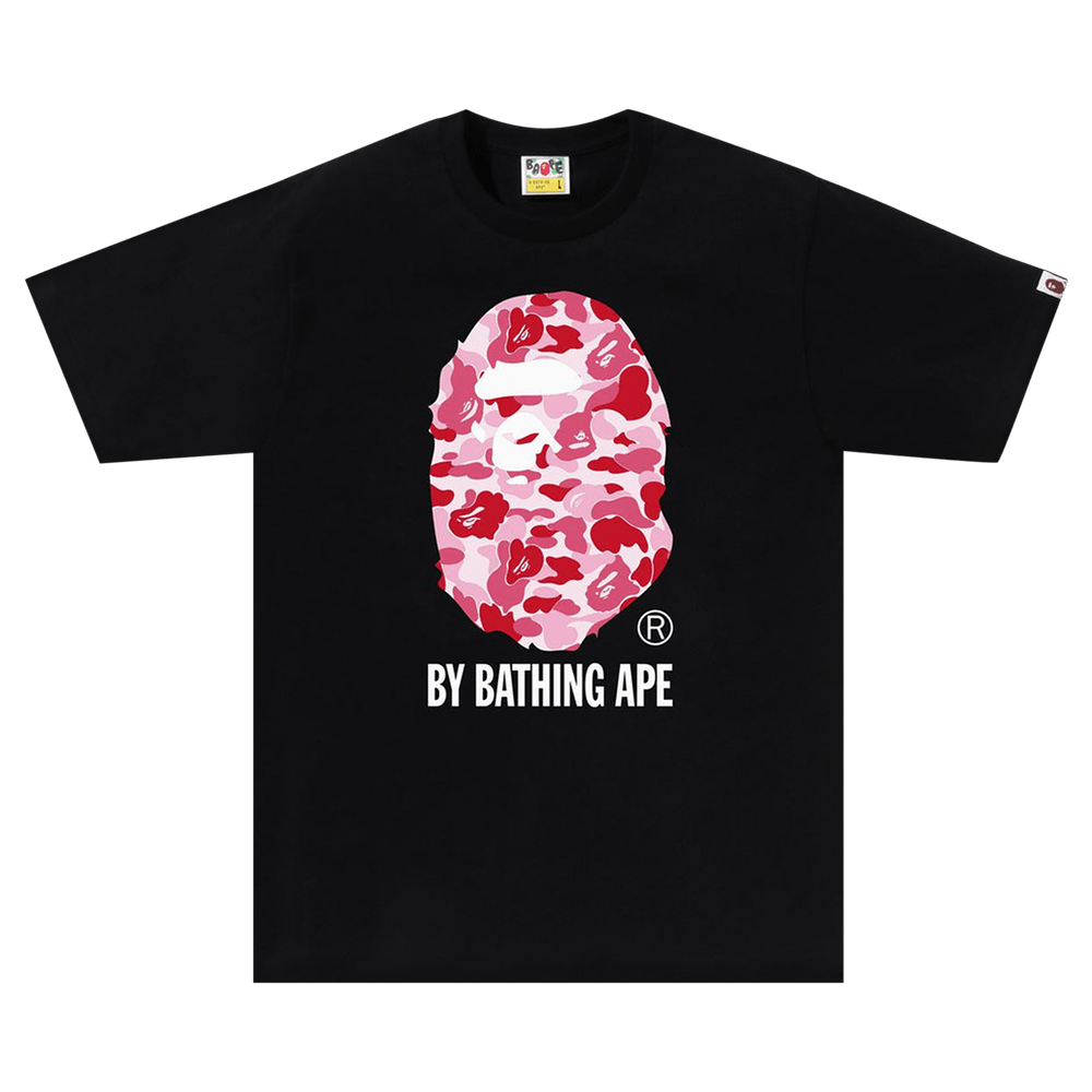 Bape Abc Camo Body Con Mini Tee S Pink A BATHING APE PINK MINI TEE