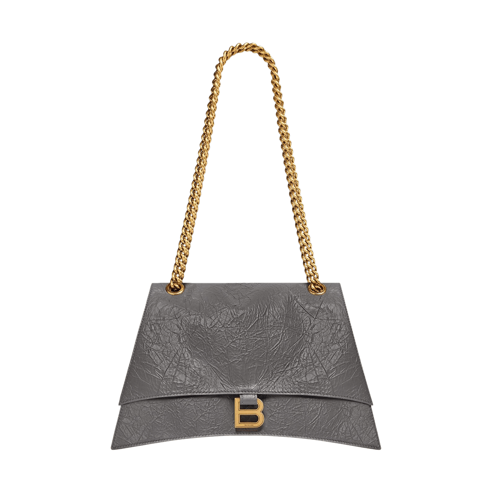 Buy Balenciaga Medium Crush Chain Bag 'Dark Grey' - 716393