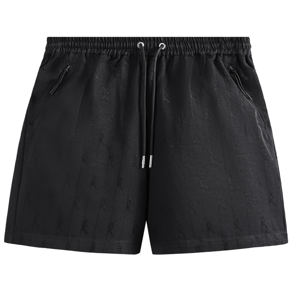 Buy Kith Jacquard Faille Cedar Short 'Black' - KHM060367 001