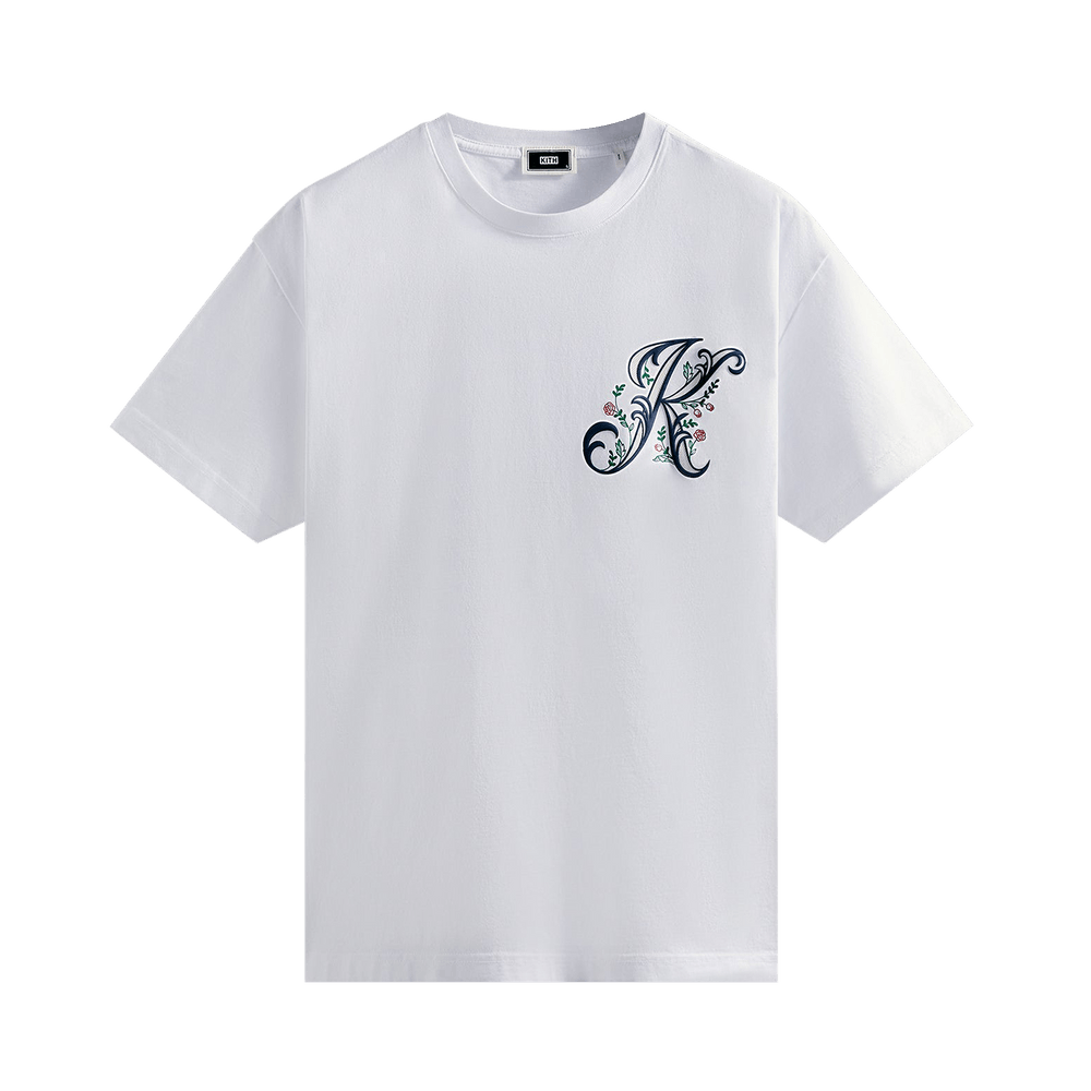 Buy Kith Script Floral Tee 'White' - KHM031336 101 | GOAT
