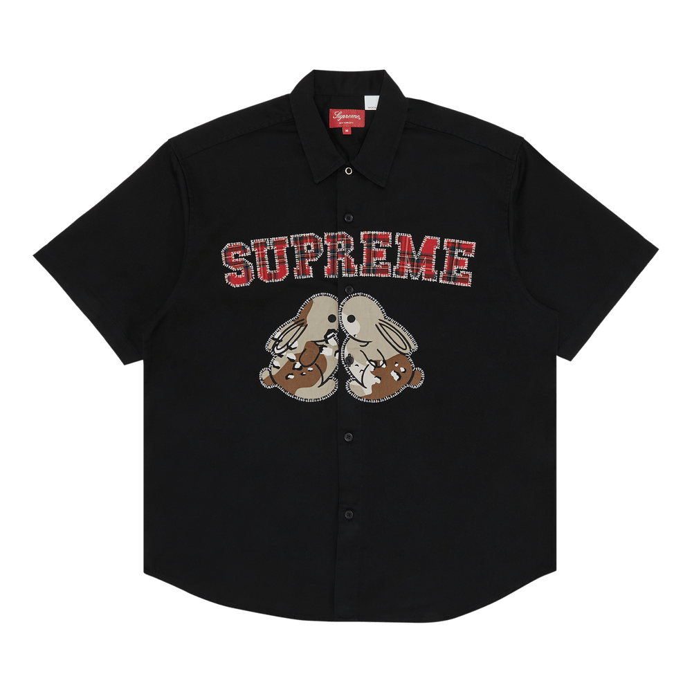 Supreme Men's Bunnies Short-Sleeve Work Shirt