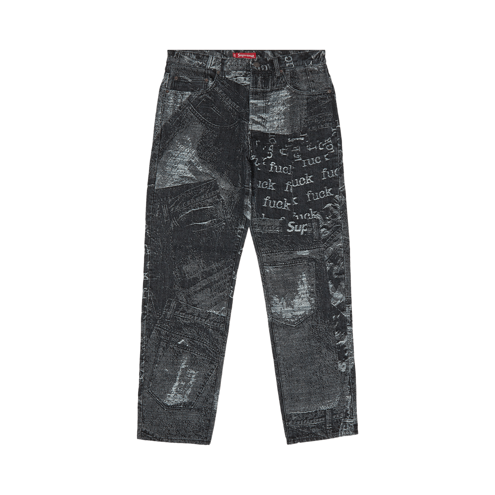 無地・新色登場！ Supreme Archive Denim Jacquard Regular 黒 | ccfl.ie