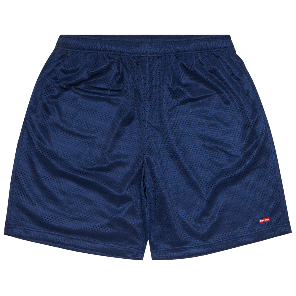 Buy Supreme Small Box Baggy Mesh Short 'Navy' - SS23SH34