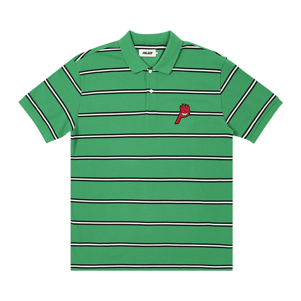 Buy Palace x Spitfire Polo 'Green' - P24SES001 | GOAT