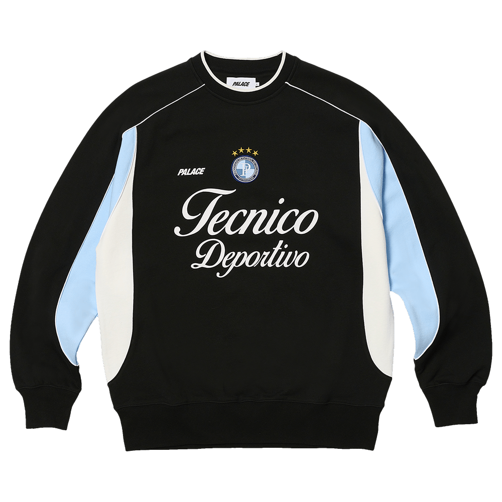 Buy Palace Massimo Forza Crew Black P24CS128 GOAT CA