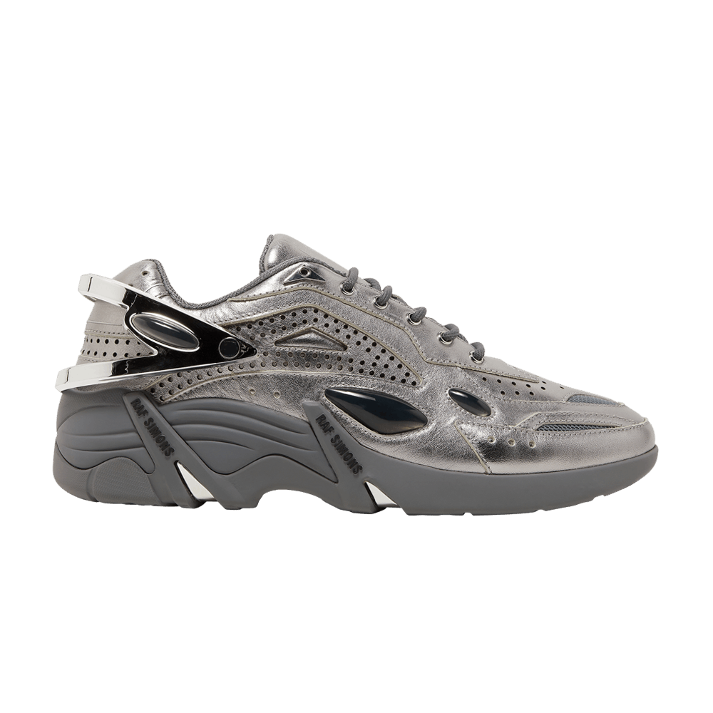 Silver raf simons on sale