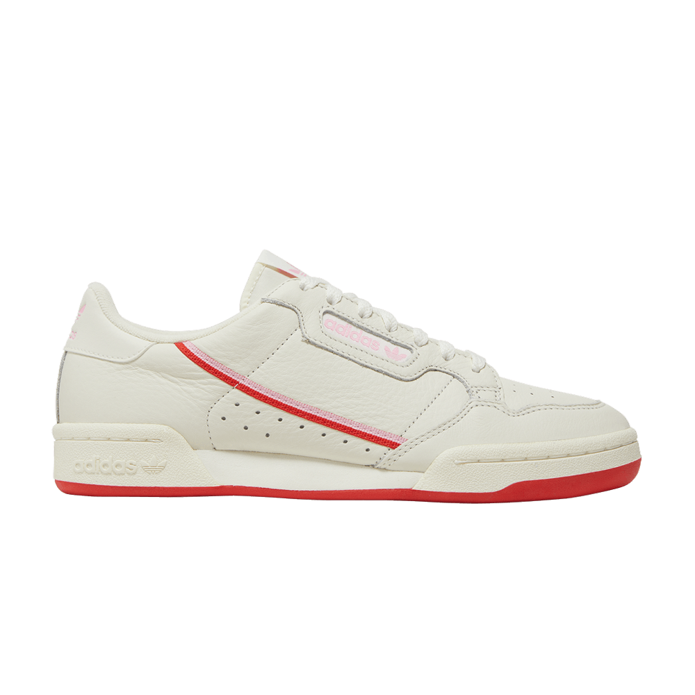 adidas continental white and pink