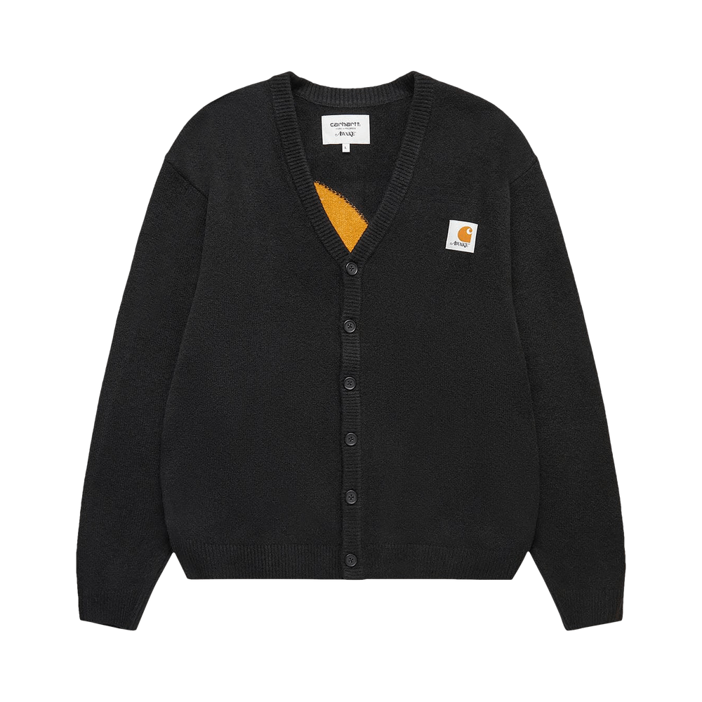 Buy Awake NY x Carhartt WIP Cardigan 'Black' - AWK CAR23 KN001