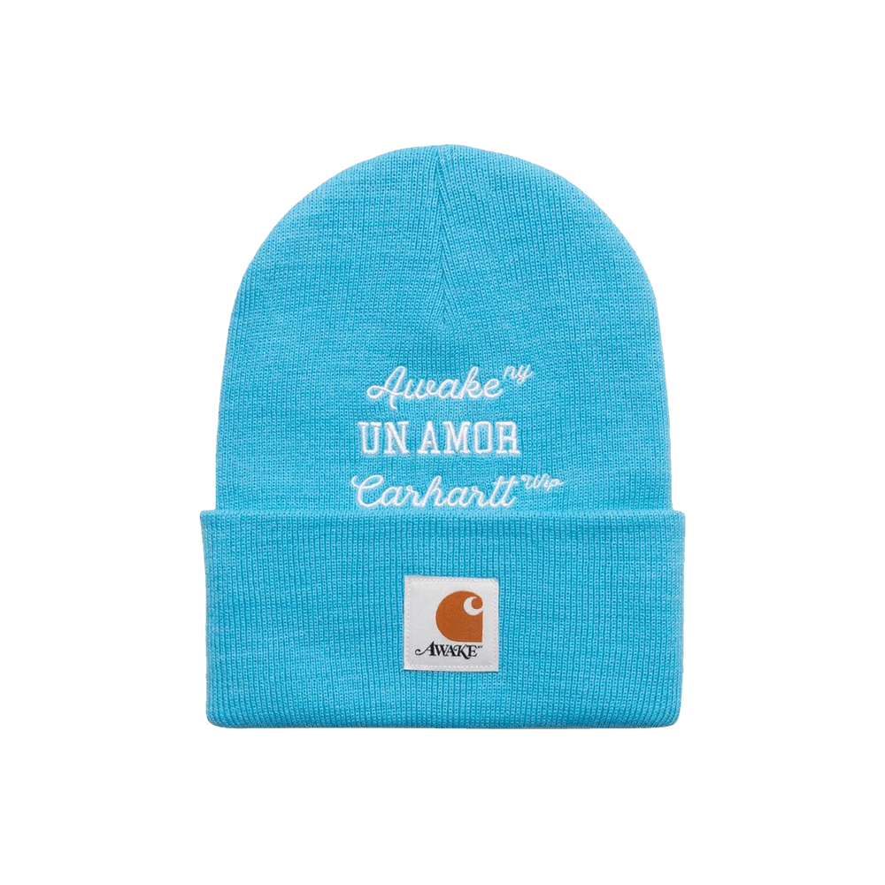 帽子 Awake NY Un Amor Beanie Buy Awake NY x Carhartt WIP Un Amor Beanie 'Blue' - AWK