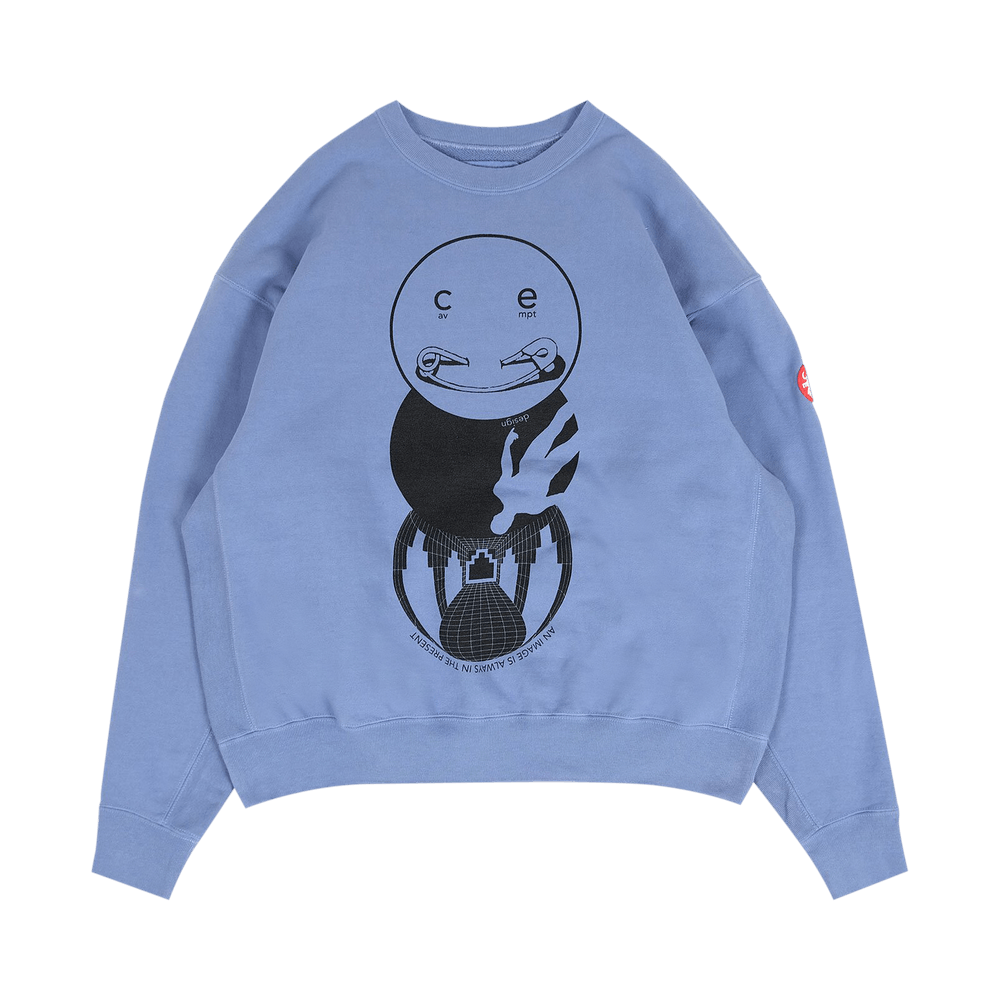 Buy Cav Empt Overdye MD In The Present Crewneck 'Blue' - CES22CS13
