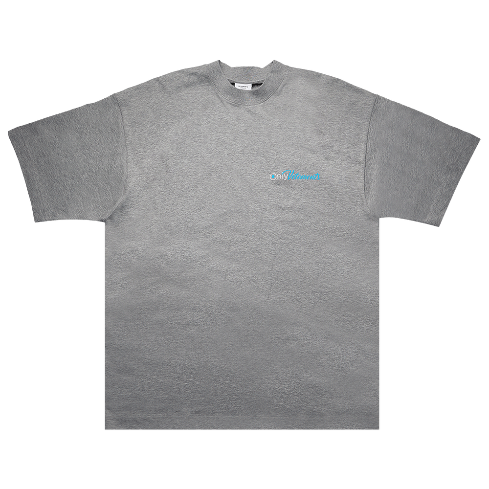 Tシャツ・カットソー VETEMENTS Men T Shirts UA66TR645GGREYMELANGE Grey Buy Vetements Only Vetements T-Shirt 'Grey Melange