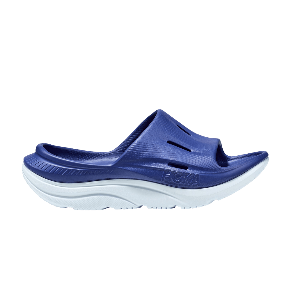 Hoka Ora Recovery Slide 3 Kids Bellwether Blue