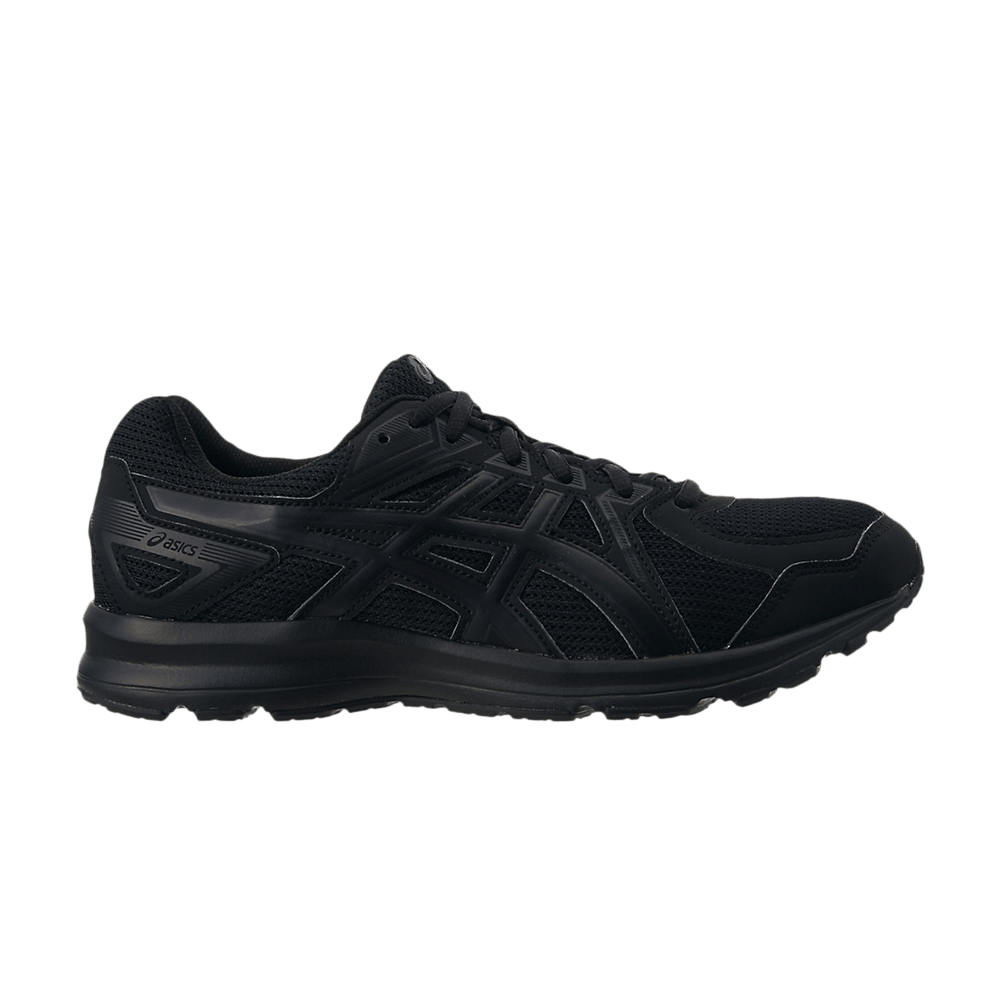 Asics jog 100 black sales