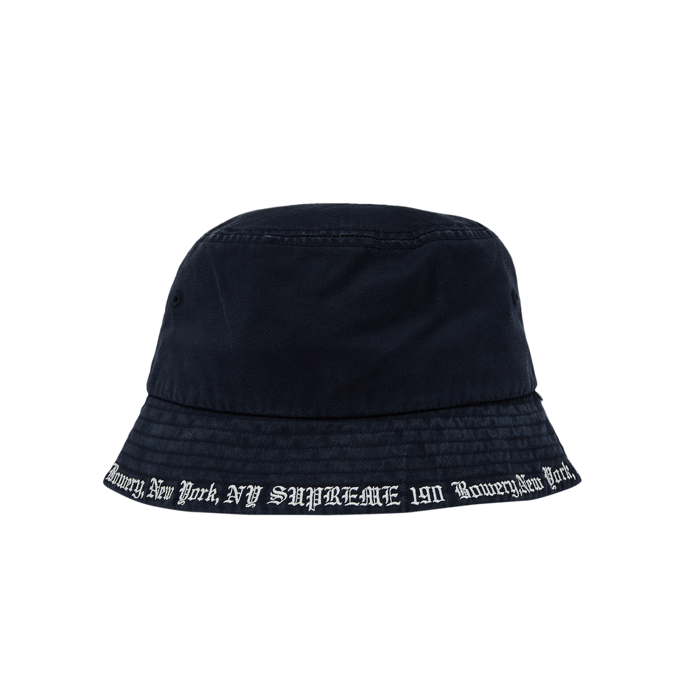 Buy Supreme Embroidered Brim Crusher 'Navy' - SS23H103 NAVY | GOAT