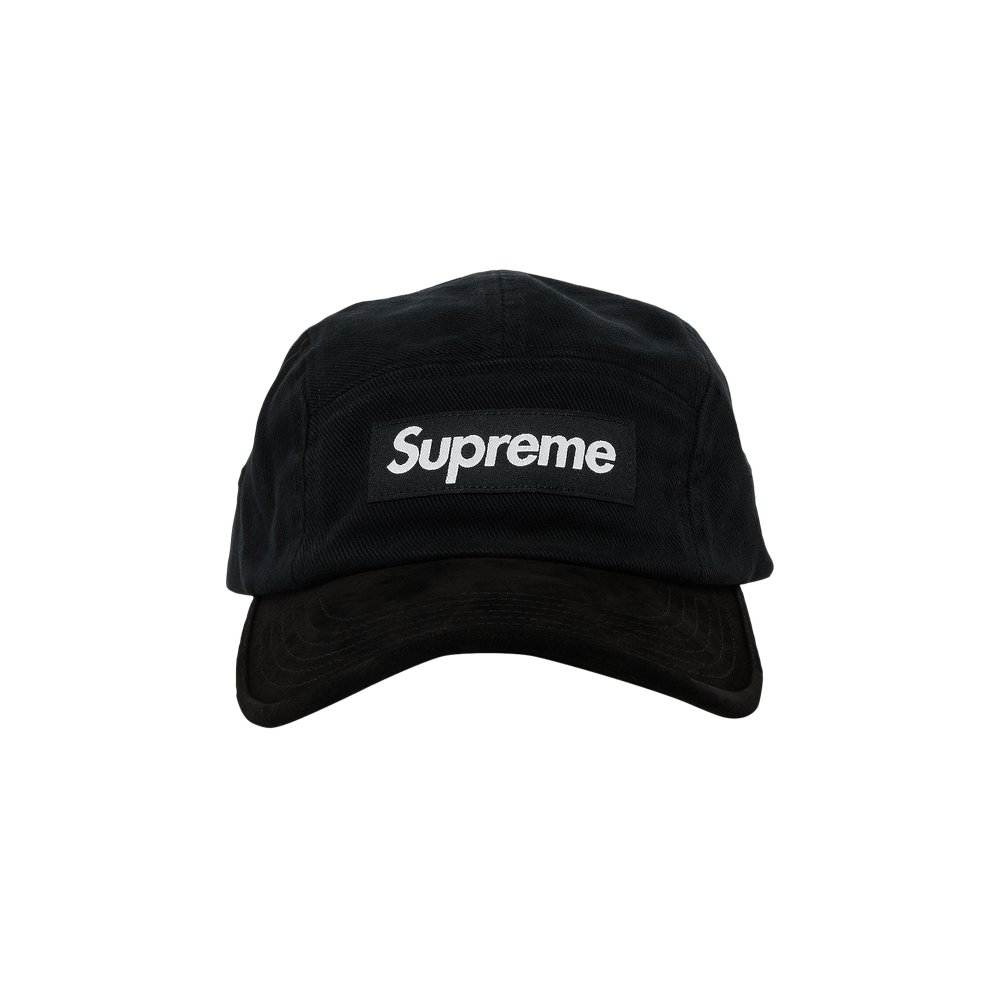 Buy Supreme Suede Visor Camp Cap 'Black' - SS23H122 BLACK | GOAT