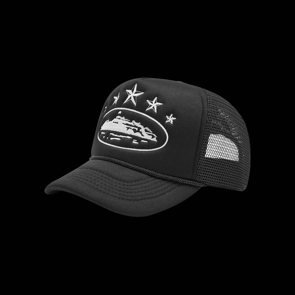 Corteiz 5 Starz Alcatraz Trucker 'Black'