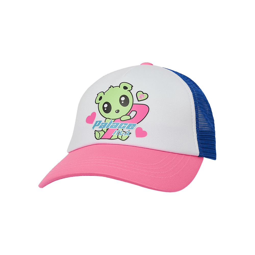 Buy Palace Kawaii Trucker 'White/Pink' - P24H127 | GOAT