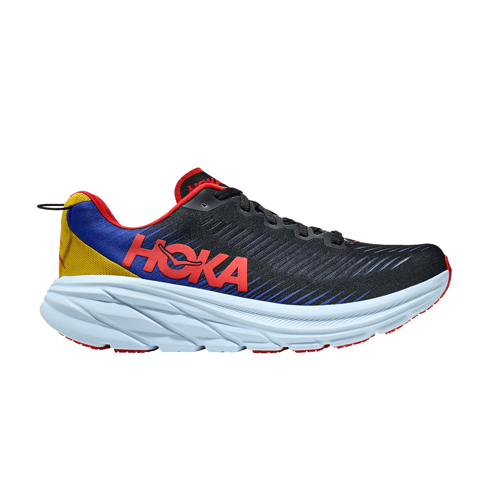Hoka Rincon 3 Black Dazzling Blue
