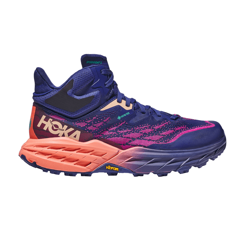 Hoka Wmns Speedgoat 5 Mid Gore-Tex 'bellwether Blue Camellia'