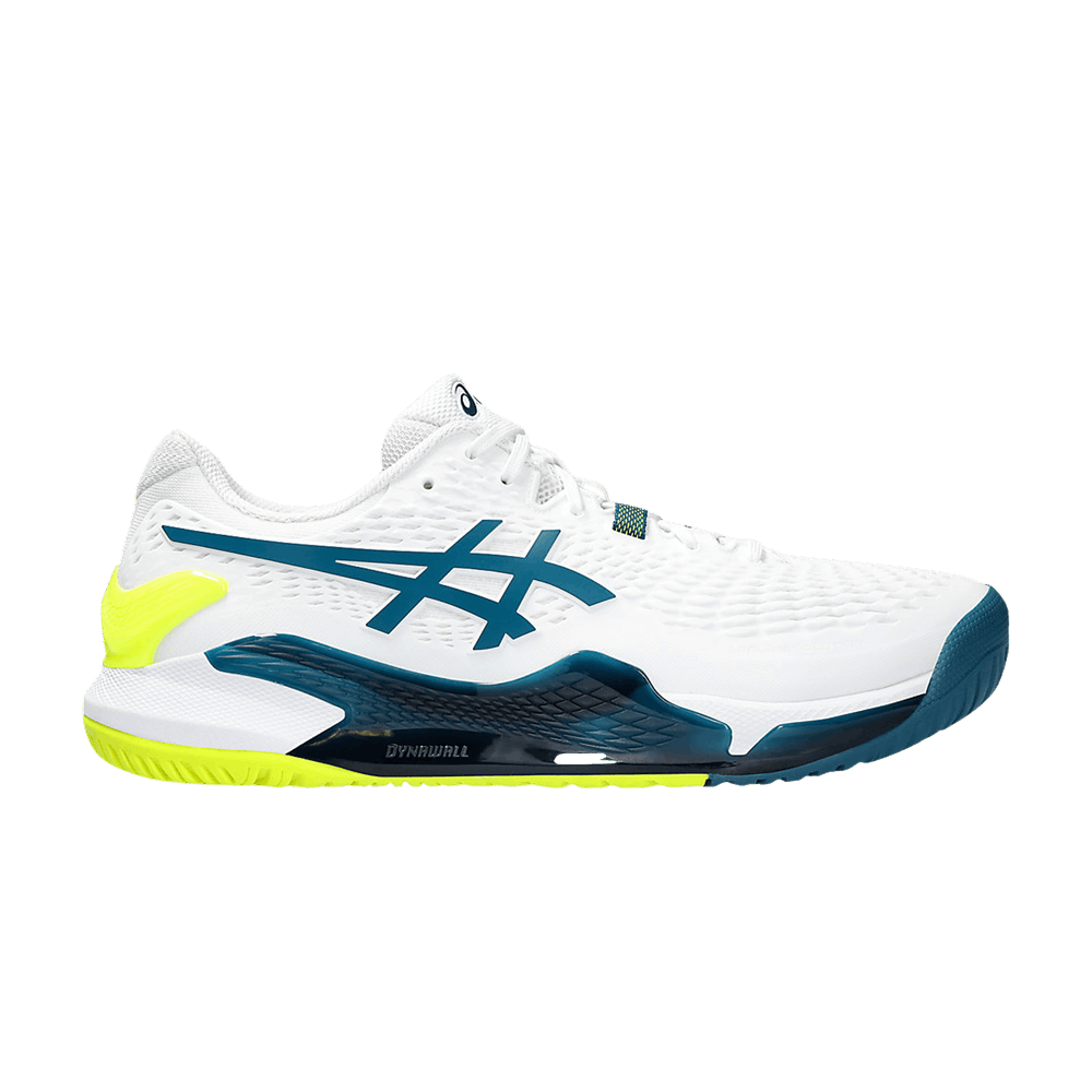 Asics Gel Resolution 9 Wide White Restful Teal