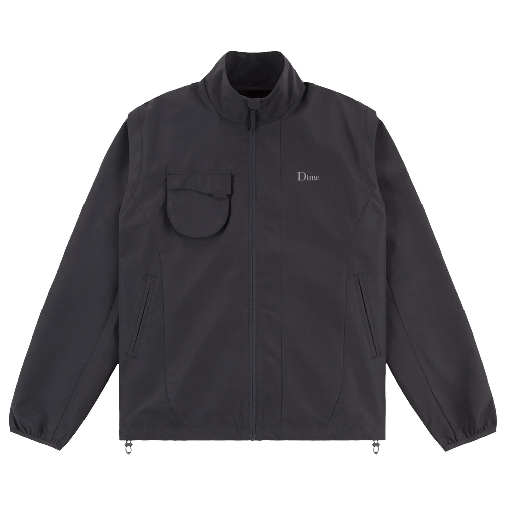 Buy Dime Hiking Zip Off Sleeves Jacket 'Charcoal' - DIMESU231CHA | GOAT