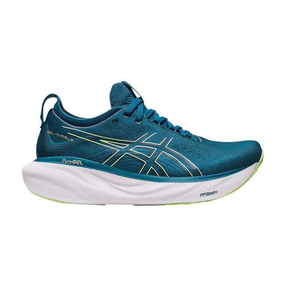 Asics Wmns Gel Nimbus 25 'Ink Teal Lime Green'