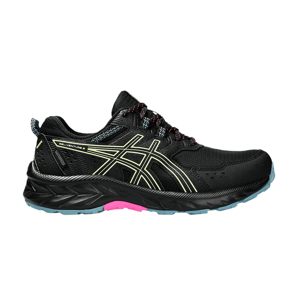 Asics Wmns Gel Venture 9 Waterproof 'Black Lime Green'
