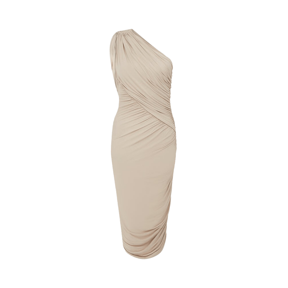 【関税込み】Rick Owens Lilies オフホワイト Amira ミニドレス RICK OWENS Lilies Amira Draped Jersey Top in White | endource