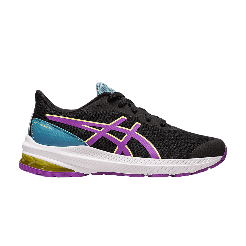 Asics GT 1000 12 GS Black Cyber Grape