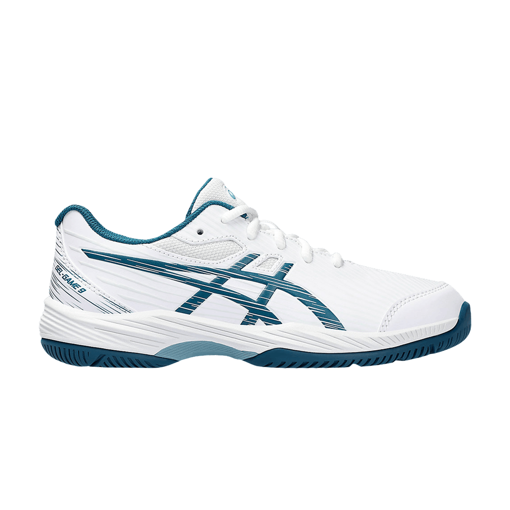 Asics Gel Game 9 GS White Restful Teal