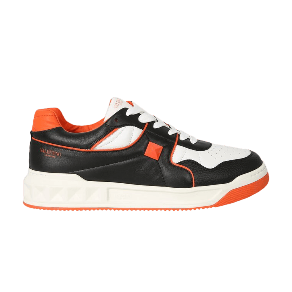 Buy Valentino One Stud Low 'Black Orange' - XY2S0E71 NWN DIM | GOAT