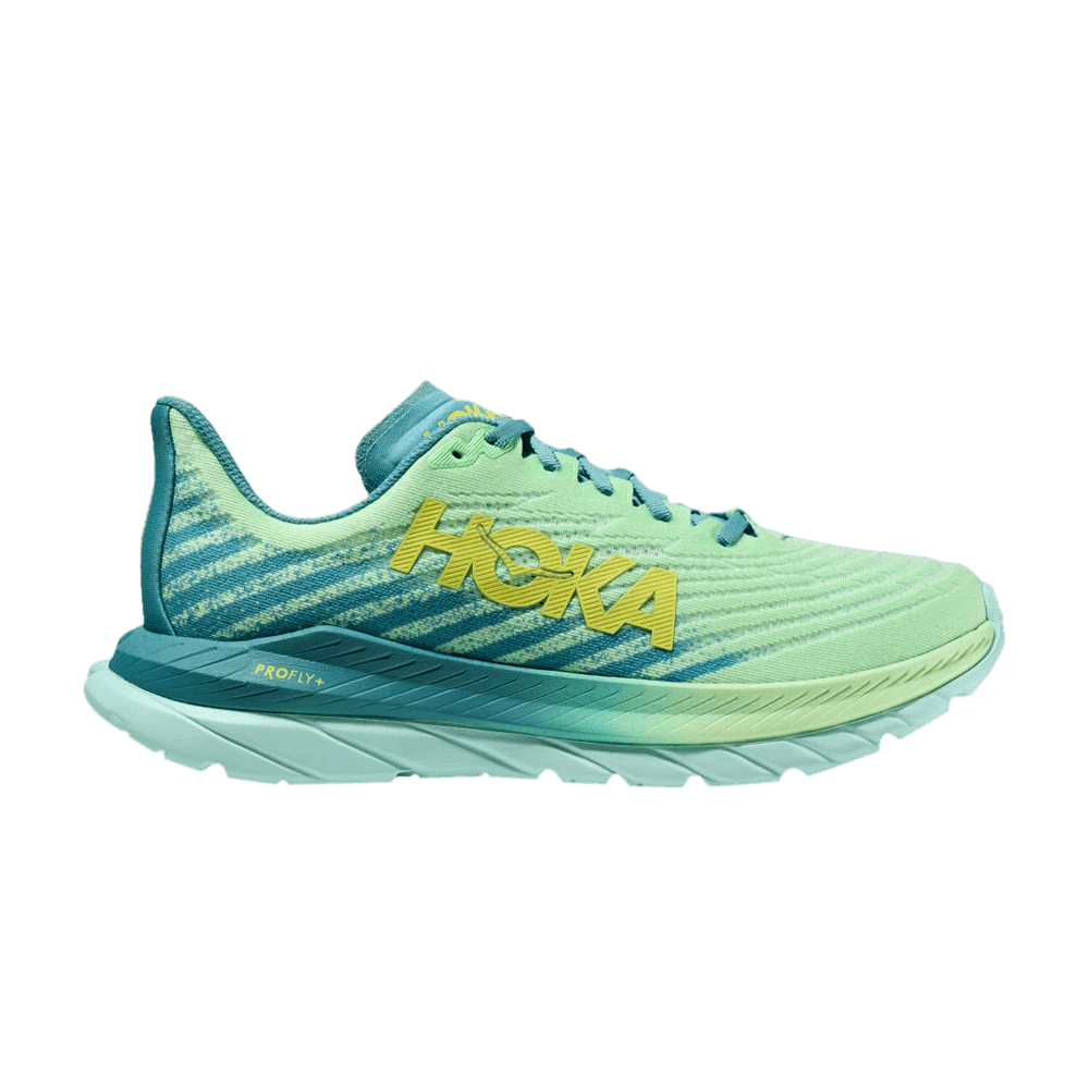Hoka Mach 5 'lime Glow Ocean Mist'
