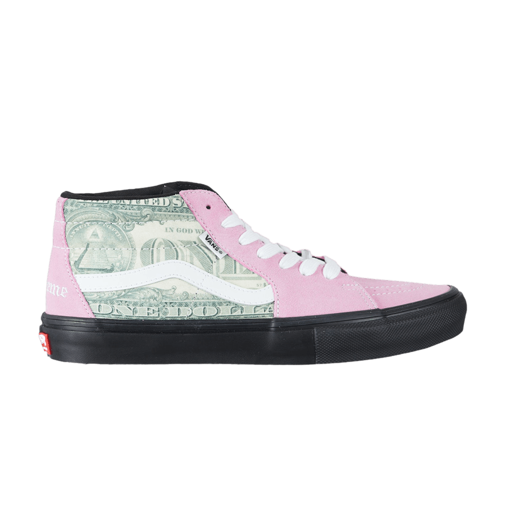 Buy Supreme x Skate Grosso Mid 'Dollar Bill - Pink' - VN0A5FCGPNK